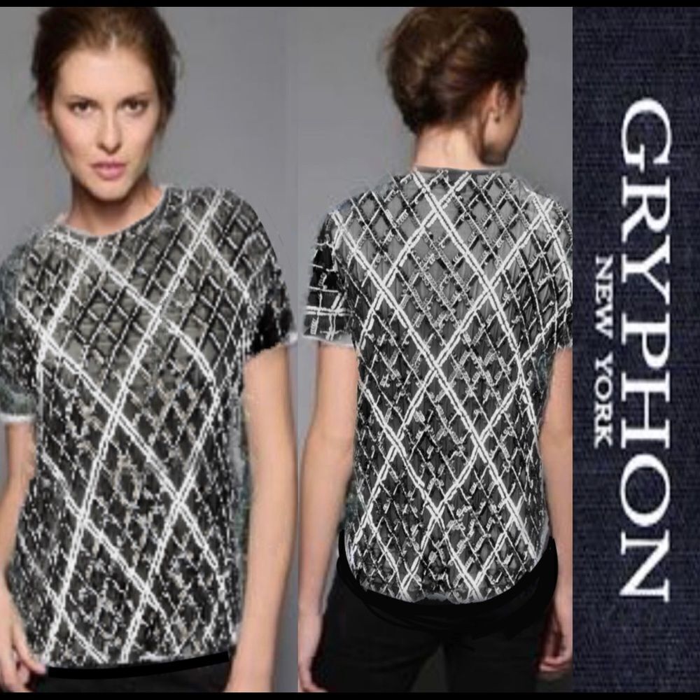 Gryphon Silk Sequin Blouse